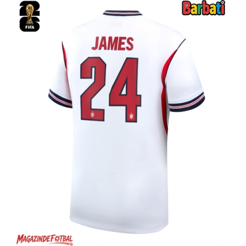 Anglia Reece James #24 Tricou Fotbal Replică Mondial 2026 Barbati Acasa Anglia Reece James #24 Tricou Fotbal Replică Mondial 2026 Barbati Acasa